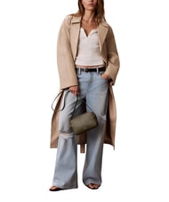 CALVIN KLEIN EMBOSSED LOGO Mini shoulder bag - Women&rsquo;s Bags