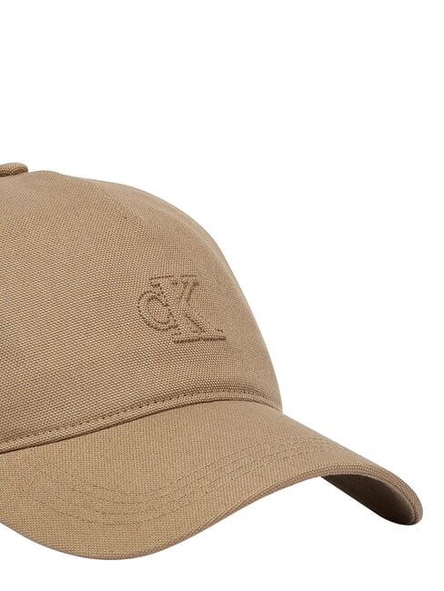 CKJ SMALL MONOGRAM Visor hat desert taupe - Hats