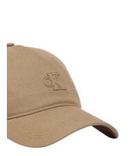 CALVIN KLEIN CKJ SMALL MONOGRAM Visor hat desert taupe - Hats - 3