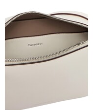CALVIN KLEIN EMBOSSED LOGO Mini shoulder bag white alyssum - Women&rsquo;s Bags - 5