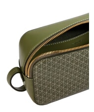 CALVIN KLEIN COATED EMBLEM Mini shoulder bag olivine aop - Women&rsquo;s Bags - 3