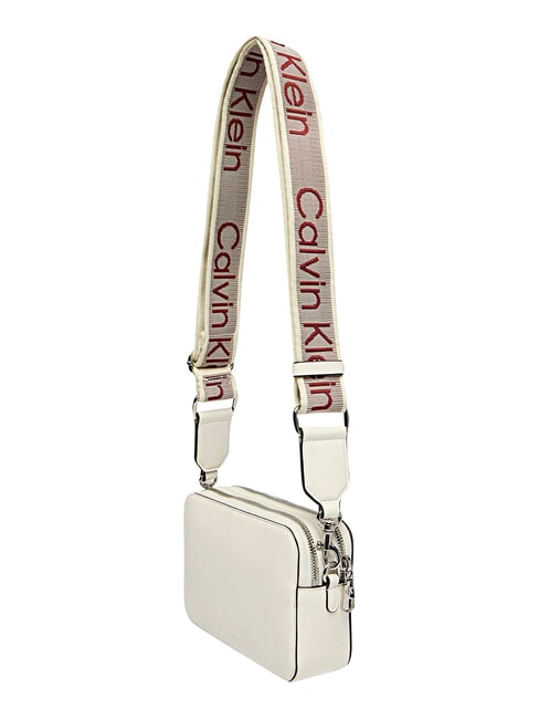 SIGNATURE LOGO STRAP Dual function camera case bag white alyssum - Women&rsquo;s Bags