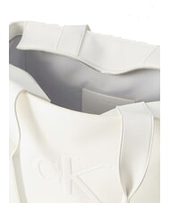 CALVIN KLEIN BOLD MONOGRAM Shoulder shopper white alyssum - Women&rsquo;s Bags - 3