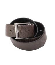 GAUD&Igrave; CERVO Leather belt black/dk brown - Belts - 3