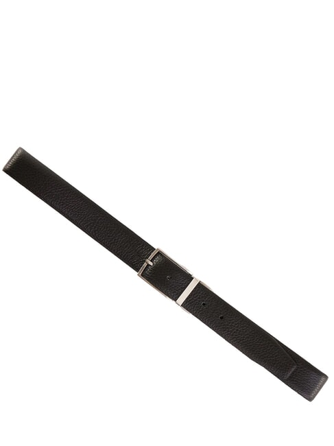 CERVO Leather belt black/dk brown - Belts