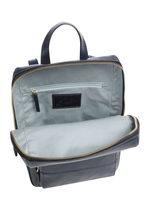 IOLANDA Backpack with front pocket, in leather overseas gold abb. - Women&rsquo;s Bags