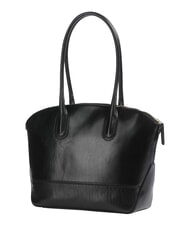 THE BRIDGE IOLANDA Leather shoulder shopping bag Black Gold - Women&rsquo;s Bags - 2