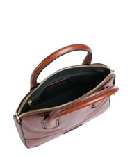THE BRIDGE IOLANDA Handbag, with shoulder strap, in leather BROWN - Women&rsquo;s Bags - 4