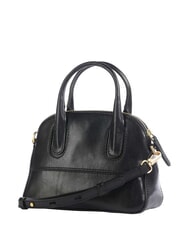 THE BRIDGE IOLANDA Mini handbag, with shoulder strap, in leather Black Gold - Women&rsquo;s Bags - 2