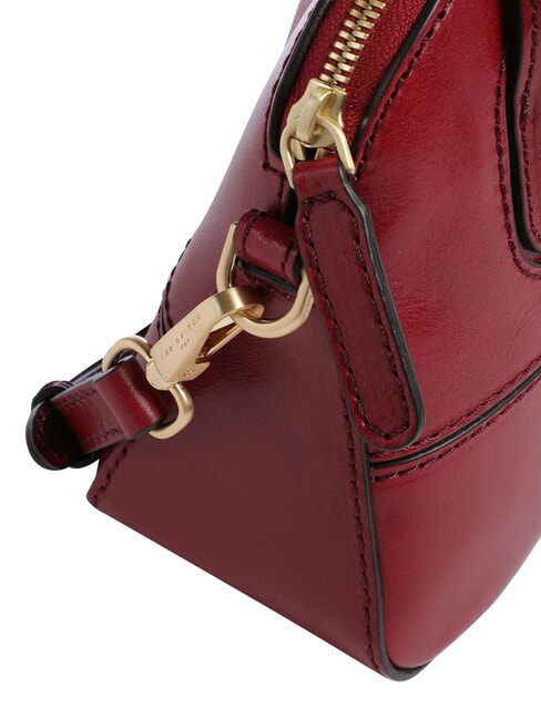 IOLANDA Mini handbag, with shoulder strap, in leather currant / gold - Women&rsquo;s Bags