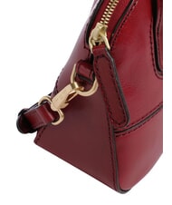 THE BRIDGE IOLANDA Mini handbag, with shoulder strap, in leather currant / gold - Women&rsquo;s Bags - 3