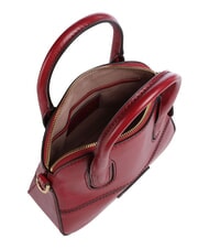 THE BRIDGE IOLANDA Mini handbag, with shoulder strap, in leather currant / gold - Women&rsquo;s Bags - 4