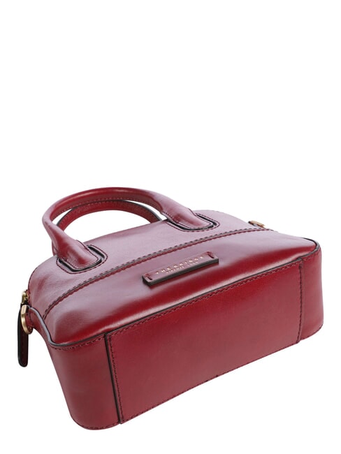 IOLANDA Mini handbag, with shoulder strap, in leather currant / gold - Women&rsquo;s Bags