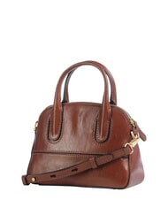 THE BRIDGE IOLANDA Mini handbag, with shoulder strap, in leather BROWN - Women&rsquo;s Bags - 2