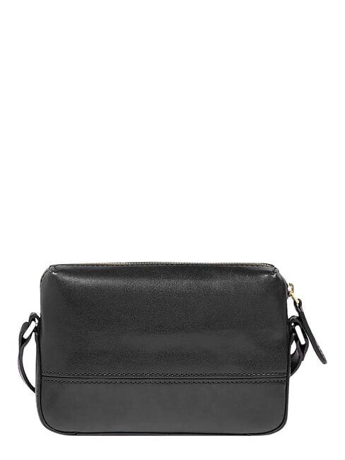 IOLANDA Mini shoulder bag, in leather Black Gold - Women&rsquo;s Bags