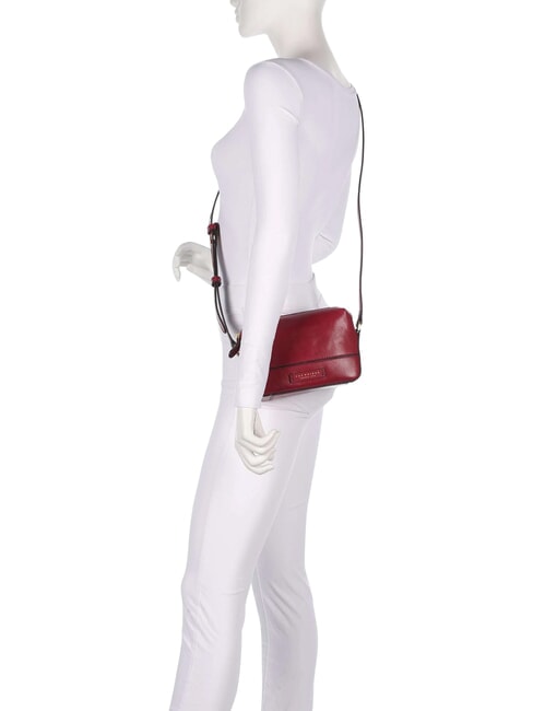 IOLANDA Mini shoulder bag, in leather currant / gold - Women&rsquo;s Bags