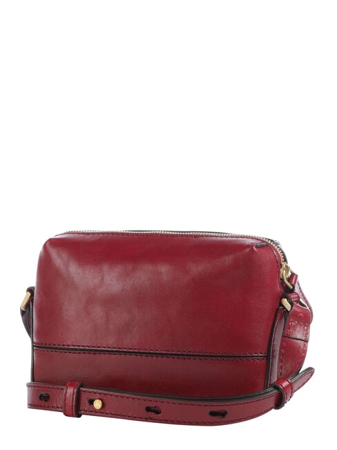 IOLANDA Mini shoulder bag, in leather currant / gold - Women&rsquo;s Bags
