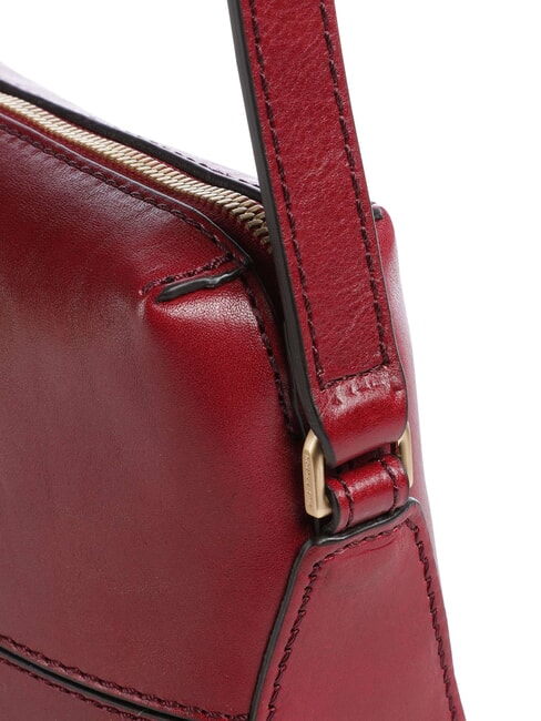 IOLANDA Mini shoulder bag, in leather currant / gold - Women&rsquo;s Bags