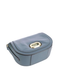 THE BRIDGE ILARIA Leather shoulder bag cerulean with gold abb - Women&rsquo;s Bags - 5