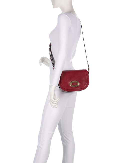 ILARIA Leather shoulder bag currant / gold - Women&rsquo;s Bags