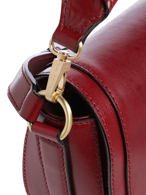 ILARIA Leather shoulder bag currant / gold - Women&rsquo;s Bags