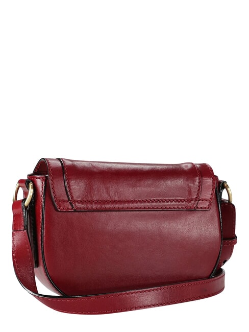 ILARIA Mini leather shoulder bag currant / gold - Women&rsquo;s Bags