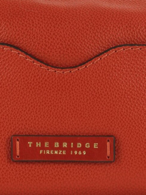 GEMMA  Leather Beauty Case burnt orange abb. gold - Beauty Case