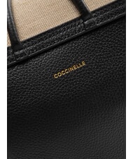 COCCINELLE CARMY CANVAS Shoulder bag natural / noir - Women&rsquo;s Bags - 5