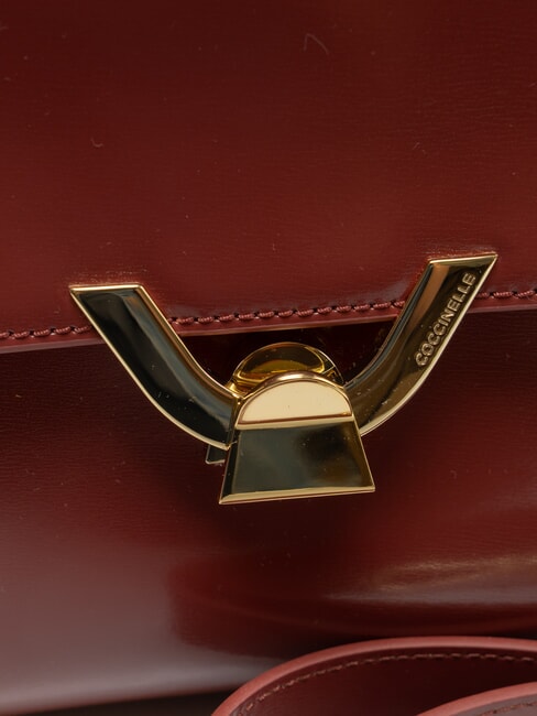 DEW SHINY CALF Handbag, with shoulder strap brandy - Women&rsquo;s Bags