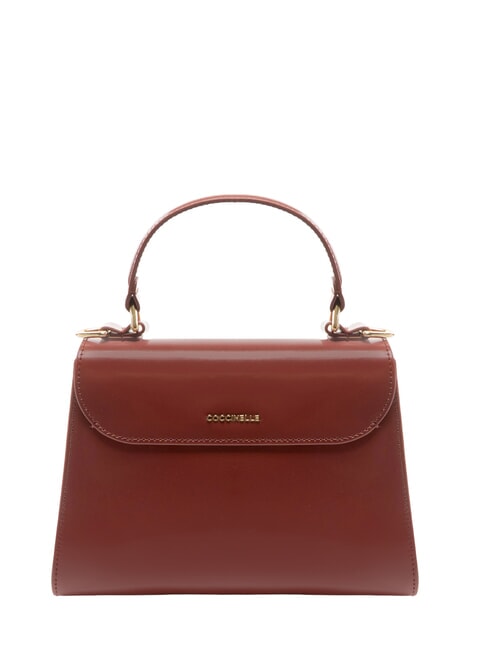 DEW SHINY CALF Handbag, with shoulder strap brandy - Women&rsquo;s Bags