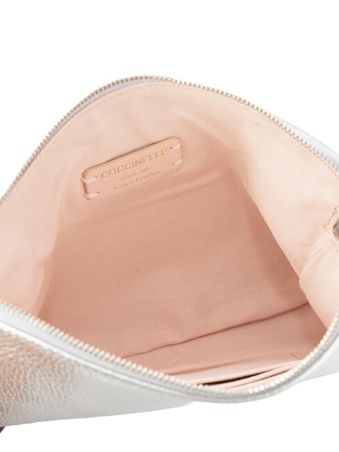 ALIAS Leather clutch bag SILVER - Women&rsquo;s Bags