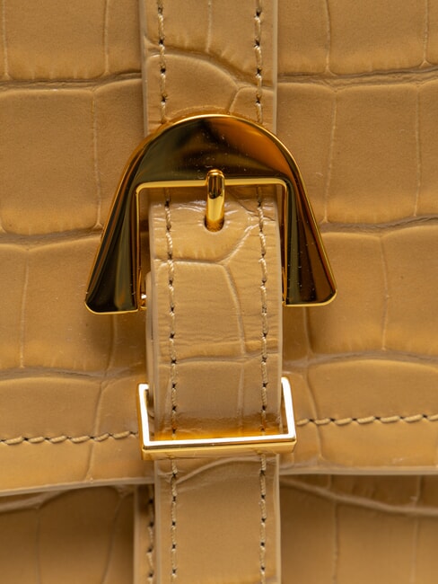 MAGALU CROCO SHINY SOFT Handbag, with shoulder strap fresh beige - Women&rsquo;s Bags