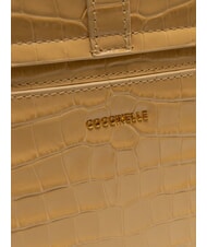 COCCINELLE MAGALU CROCO SHINY SOFT Handbag, with shoulder strap fresh beige - Women&rsquo;s Bags - 5
