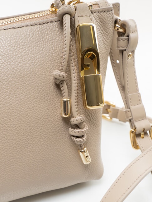 DEBBY Shoulder bag, leather linen - Women&rsquo;s Bags