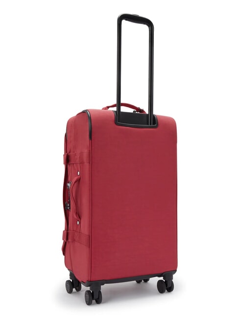 SPONTANEOUS Medium size trolley funky red - Semi-rigid Trolley Cases