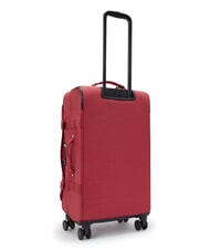 KIPLING SPONTANEOUS Medium size trolley funky red - Semi-rigid Trolley Cases - 3