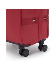 KIPLING SPONTANEOUS Medium size trolley funky red - Semi-rigid Trolley Cases - 5