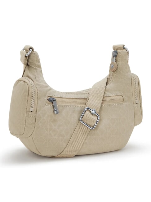 RIKKA MINI Shoulder bag signature beige embossed - Women&rsquo;s Bags