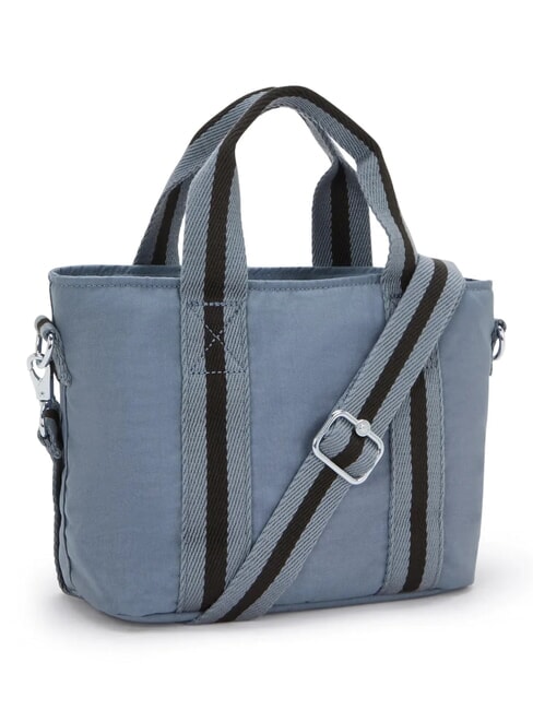 MINTA Medium tote bag with shoulder strap blue stone - Women&rsquo;s Bags