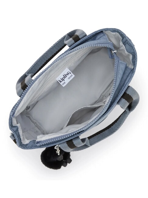 MINTA Medium tote bag with shoulder strap blue stone - Women&rsquo;s Bags