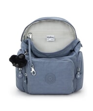 KIPLING CITY ZIP MINI Small backpack with flap blue stone - Women&rsquo;s Bags - 4