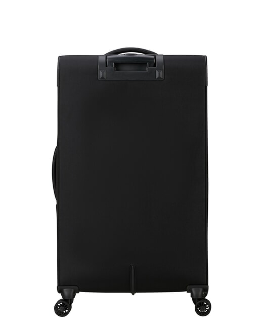 AIR WAVE Large Trolley BLACK / RED - Semi-rigid Trolley Cases