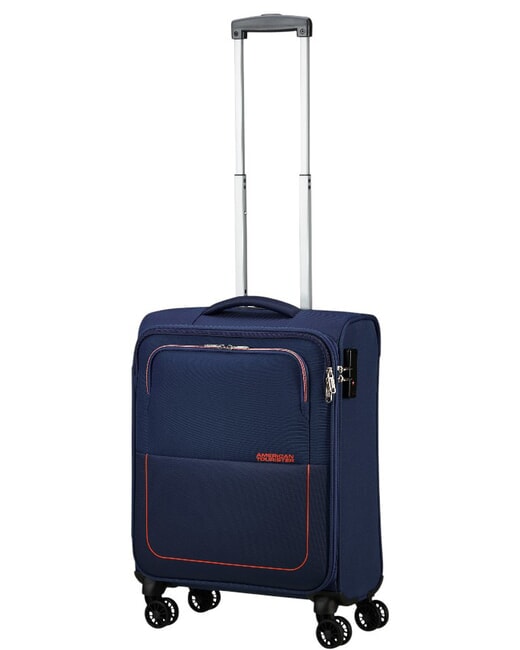 AIR WAVE Hand Luggage Trolley navy/orange - Hand luggage