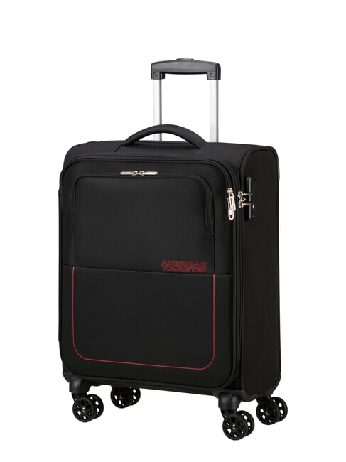 AIR WAVE Hand Luggage Trolley BLACK / RED - Hand luggage