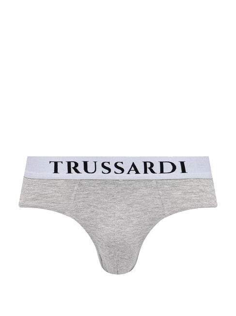 BASIC Pack of 2 pairs of briefs grey melange - Men's briefs