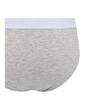 TRUSSARDI BASIC Pack of 2 pairs of briefs grey melange - Men's briefs - 3
