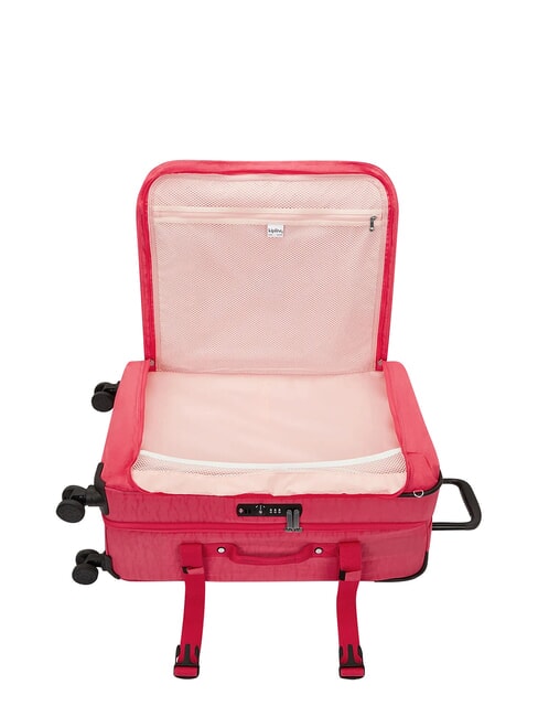 SPONTANEOUS Medium size trolley resort pink - Semi-rigid Trolley Cases