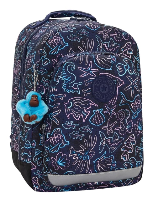CLASS ROOM 15" laptop backpack disco fish - Backpacks & School and Leisure