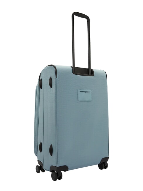 NEW YOURI SPIN M Medium size trolley relaxed grey - Semi-rigid Trolley Cases