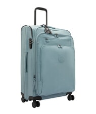KIPLING NEW YOURI SPIN M Medium size trolley relaxed grey - Semi-rigid Trolley Cases - 3